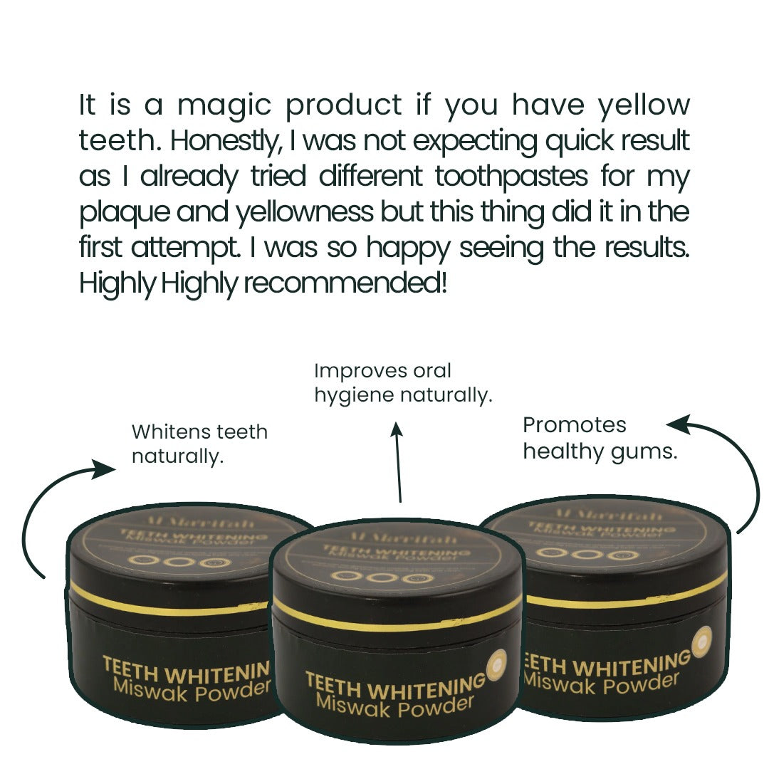 Miswak Teeth Whitening Powder